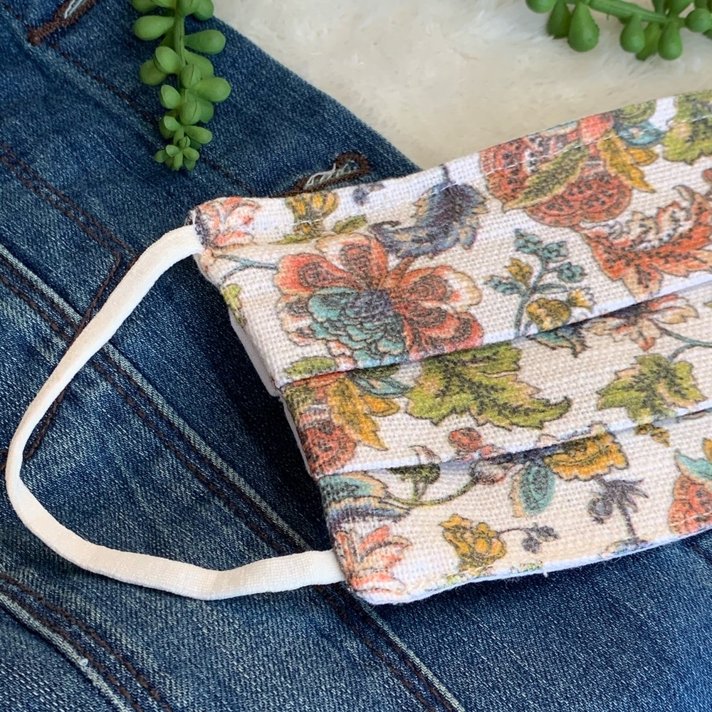 Women Floral Face Covering